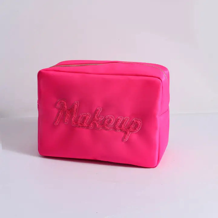 Makeup Embroidered Xl Nylon Bag