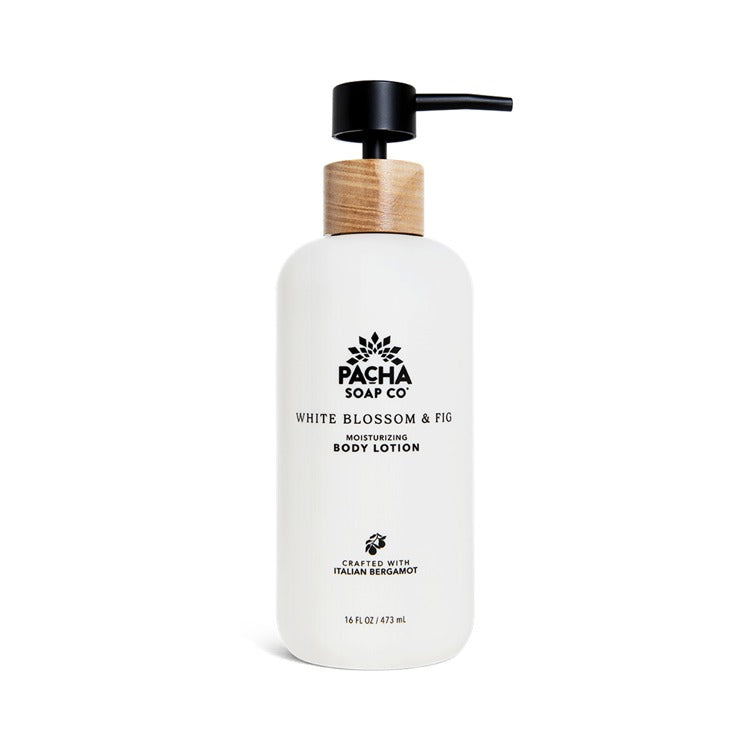 PACHA SOAP CO BODY LOTION, WHITE BLOSSOM & FIG