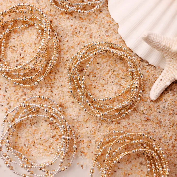 Dainty Sutton Bracelet in Gold with Silver