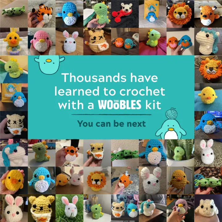 The Woobles Cupid the Lovebird Crochet Kit