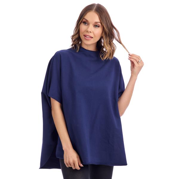 MUD PIE CULLEN TOP-DARK BLUE