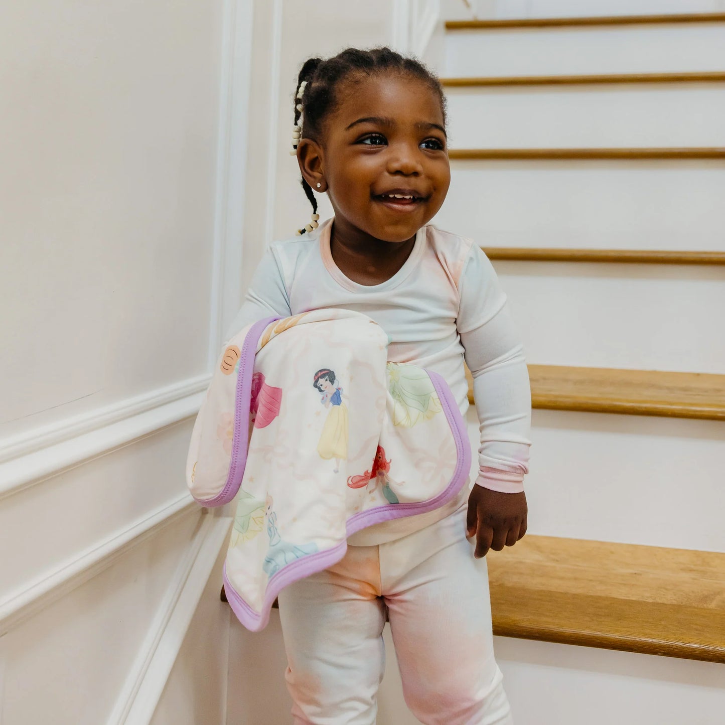 Copper Pearl Disney Princess Three-Layer Security Blanket Set