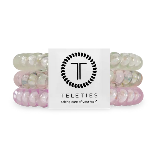Teleties Spiral Hair Coils | Small | Opal Glow