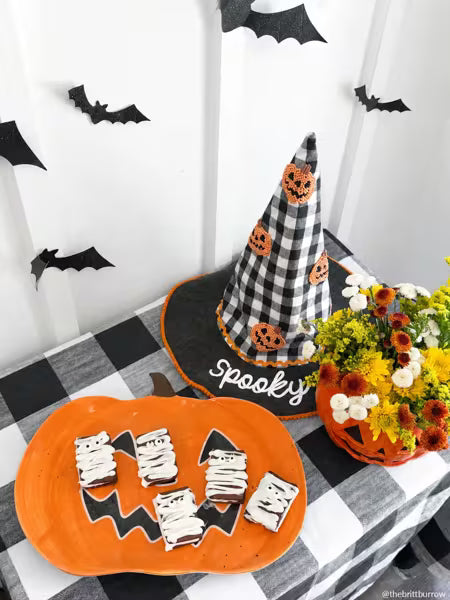 MUD PIE MACHE JACK-O-LANTERN TREAT BUCKETS