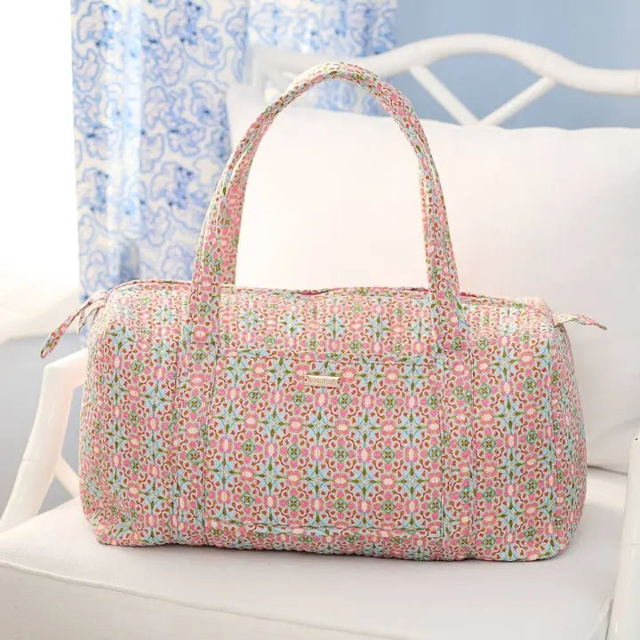 Laura Park Designs Gasparilla Quilted Signature Duffle Bag