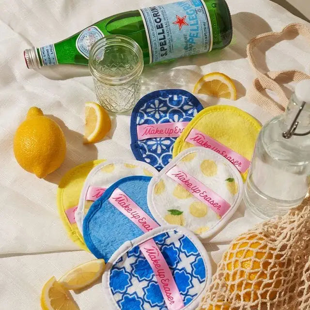 The Original MakeUp Eraser Limoncello 7-Day Set & Makeup Bag Gift Set