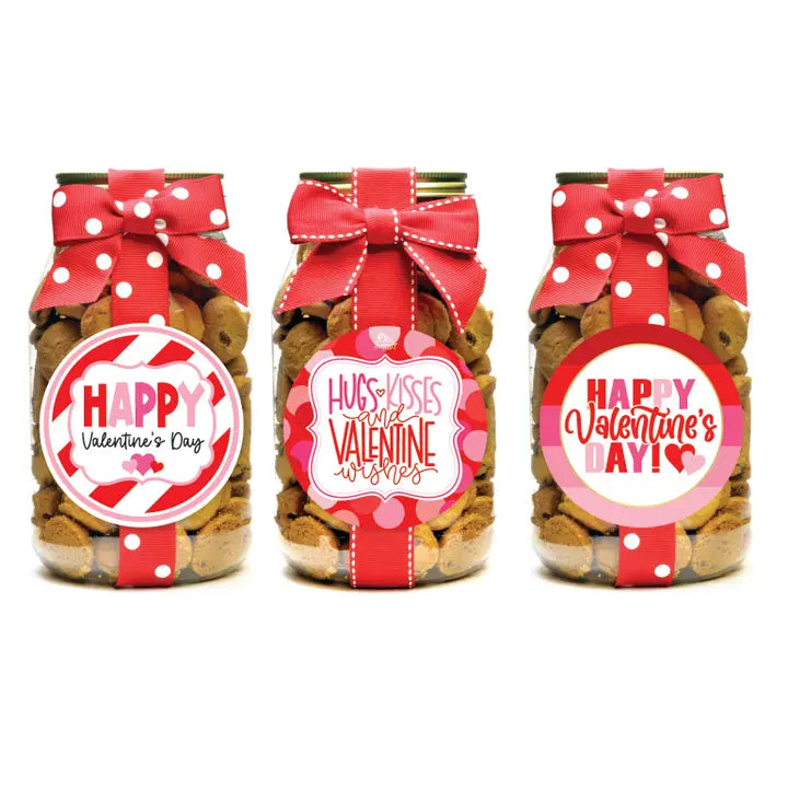 Oh, Sugar! Chocolate Chip Cookie Quart Jars - Valentine