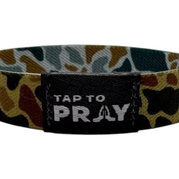 Versible Tap To Pray™ Wristbands - River Rock Camo Sahara and Copper