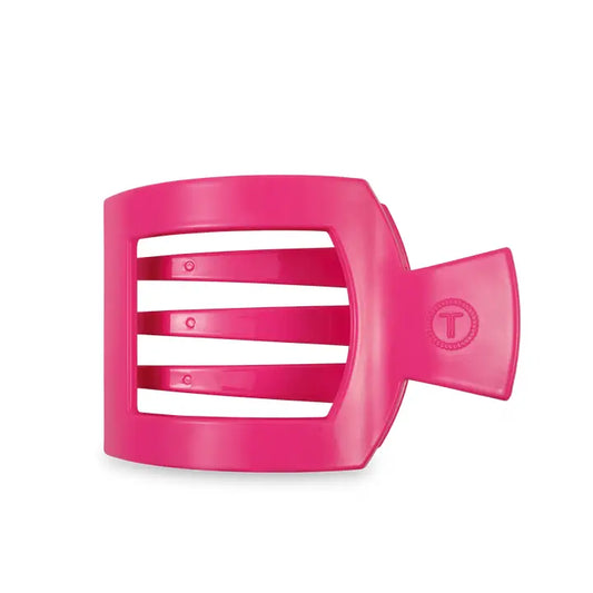 Teleties Flat Square Hair Clip | Large | Tropical Punch
