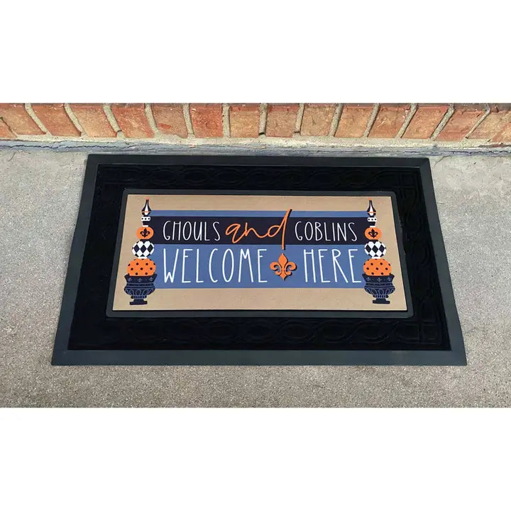 Dicksons Doormat Insert Welcome Ghouls and Goblin