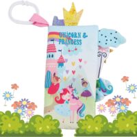 Bebe Mondo Tails Cloth Book Unicorn