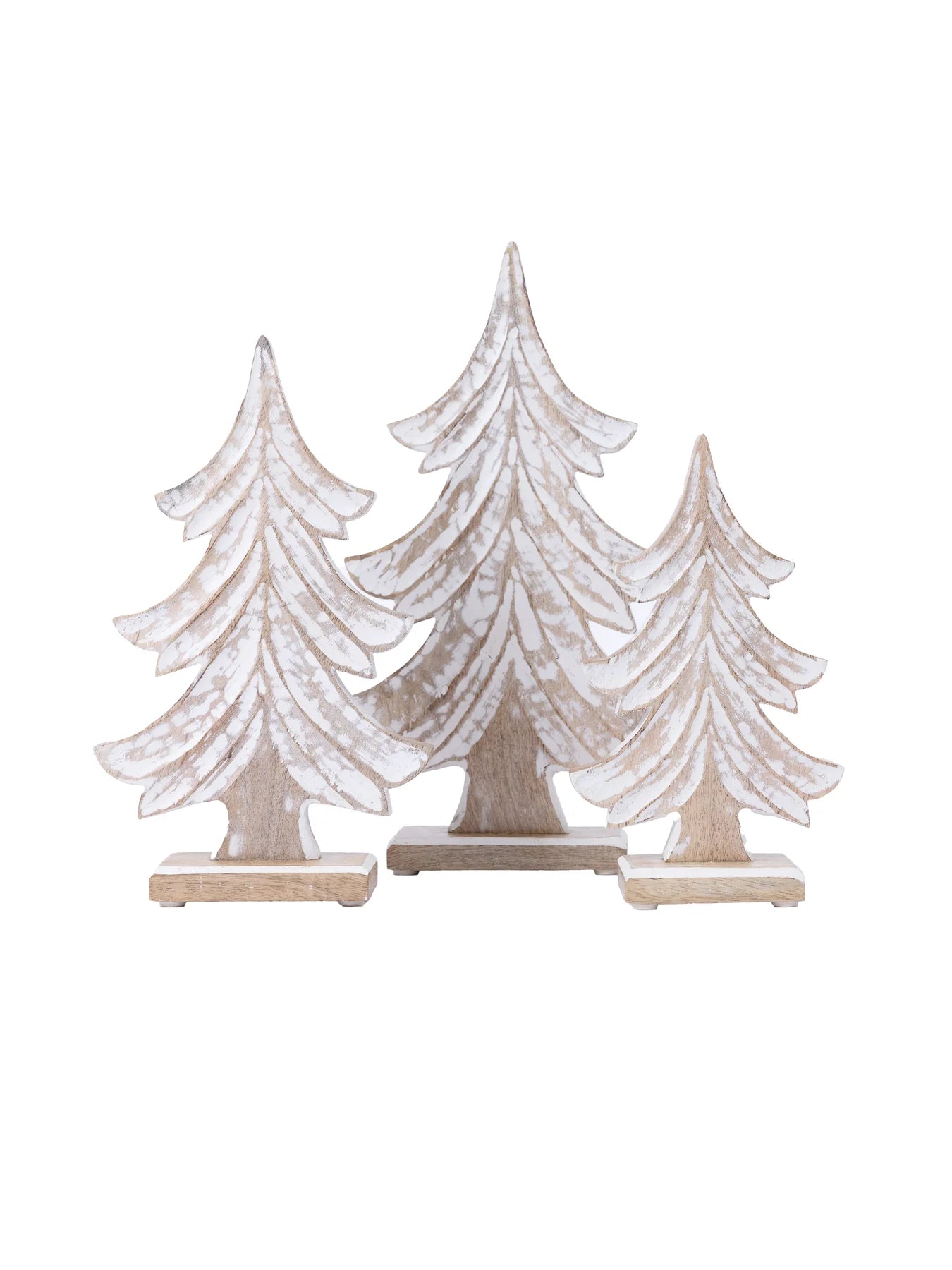 Mary Square Carved Spruce Wood Trees