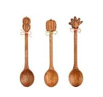 Mud Pie Thanksgiving Character Spoons