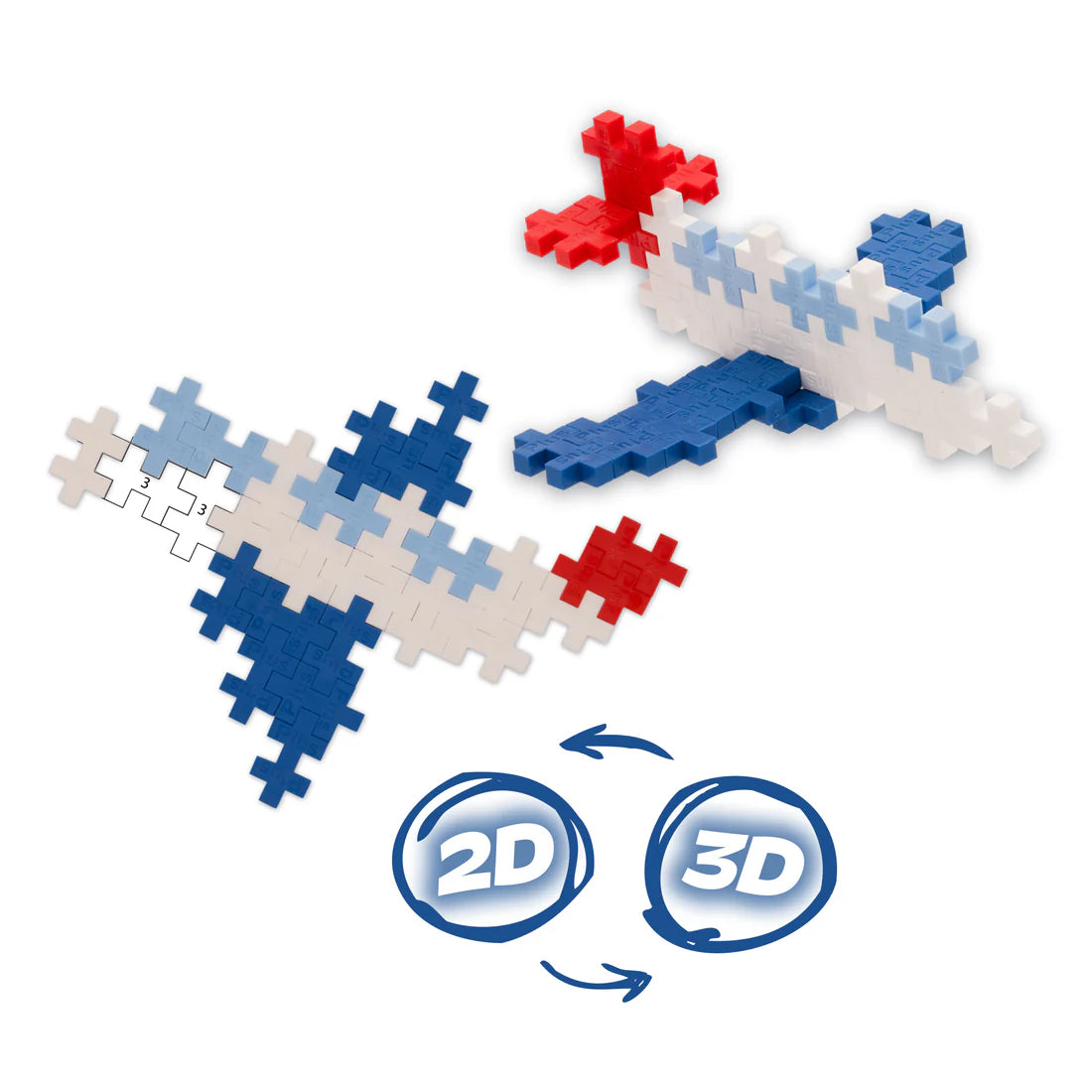 Plus Plus Puzzle By Number® Activity Pad - Transportation