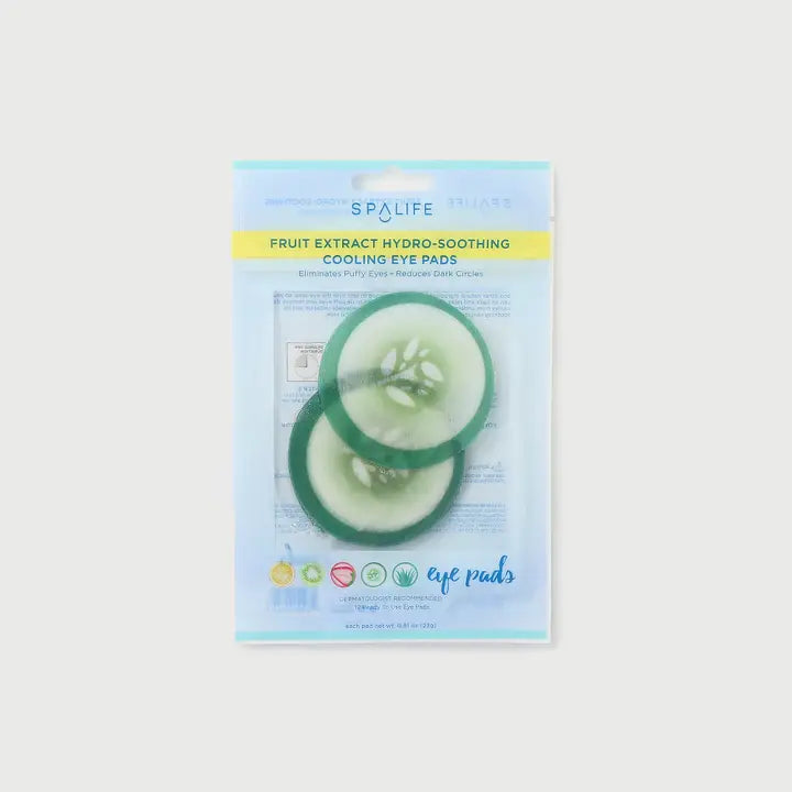 My Spa Life Cucumber Hydro-Soothing Spa, Cooling Eye Pads - 12 Pads