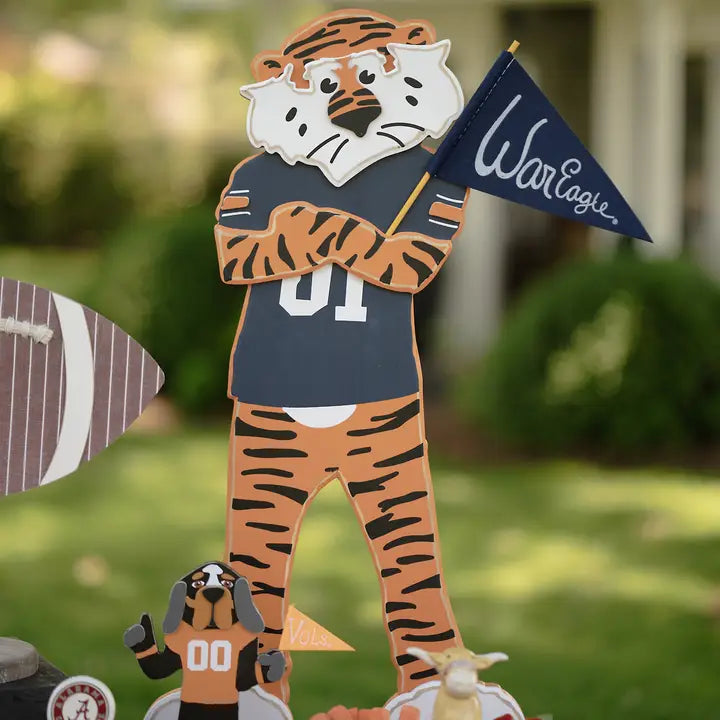 Glory Haus Aubie Wooden Mascot