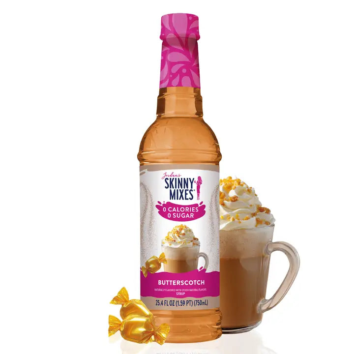 Jordan's Skinny Mixes Sugar Free Butterscotch Syrup - 750ml