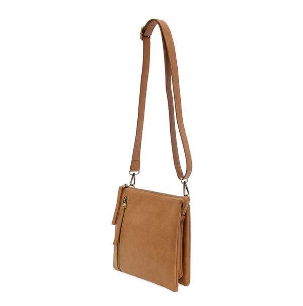 Joy Susan Dawn Multi Pocket Compact Crossbody Bag-Mid Tan