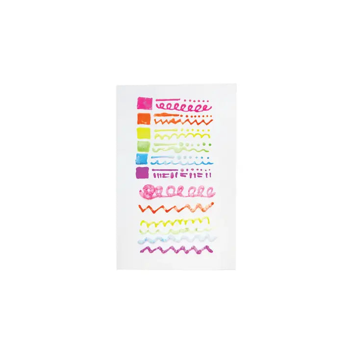 Ooly Magic Puffy Neon Pens - Set of 6