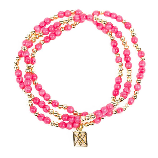 Michelle Mcdowell RACHAEL BRACELET-Hot Pink