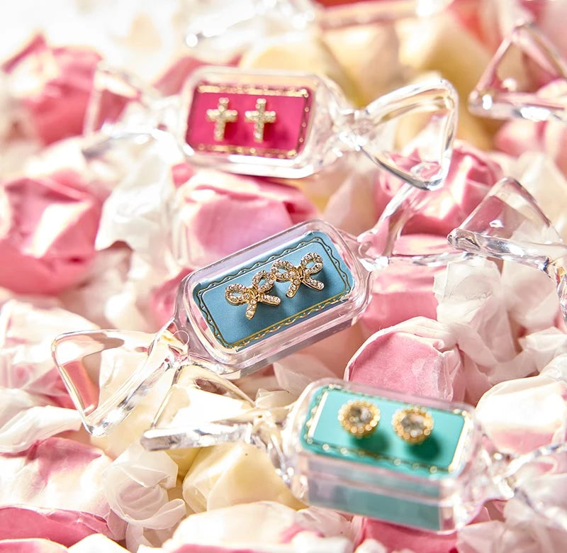 The Candy Dish Earrings - Blue