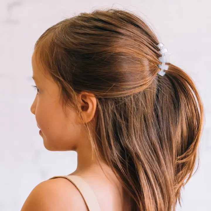 Teleties Classic Hair Clip | Tiny | Coconut White