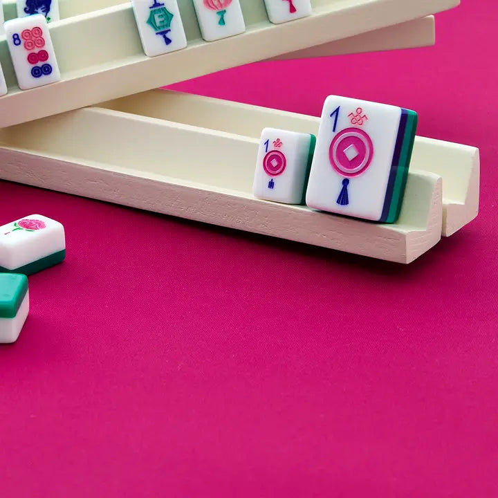Oh My Mahjong Palm Beach Green Mahjong Travel Set