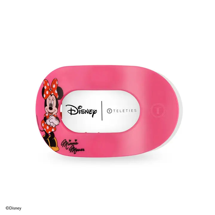 Teleties Flat Round Hair Clip | Medium | Minnie Mouse