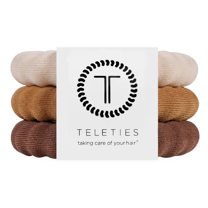 Teleties Espresso Yourself | Large | Nylon Hair Ties