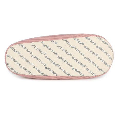 Snoozies! Womens Solid Corduroy Slipper With Memory Foam Sole Peach Beige