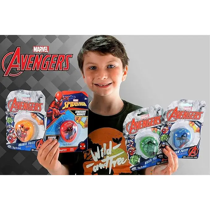 Marvel Avengers Slime Filled Egg, Bouncy Sensory Putty 3+