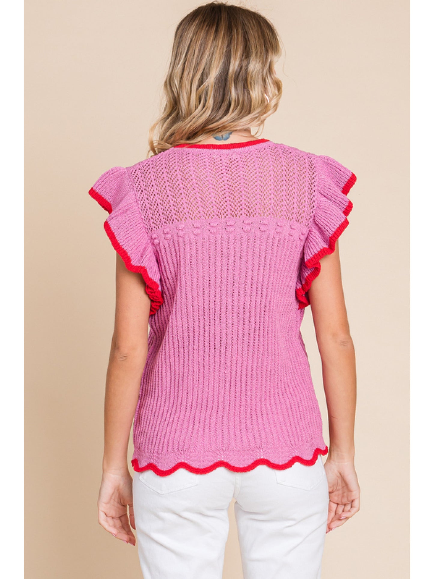 Jodifl Textured Knit Top