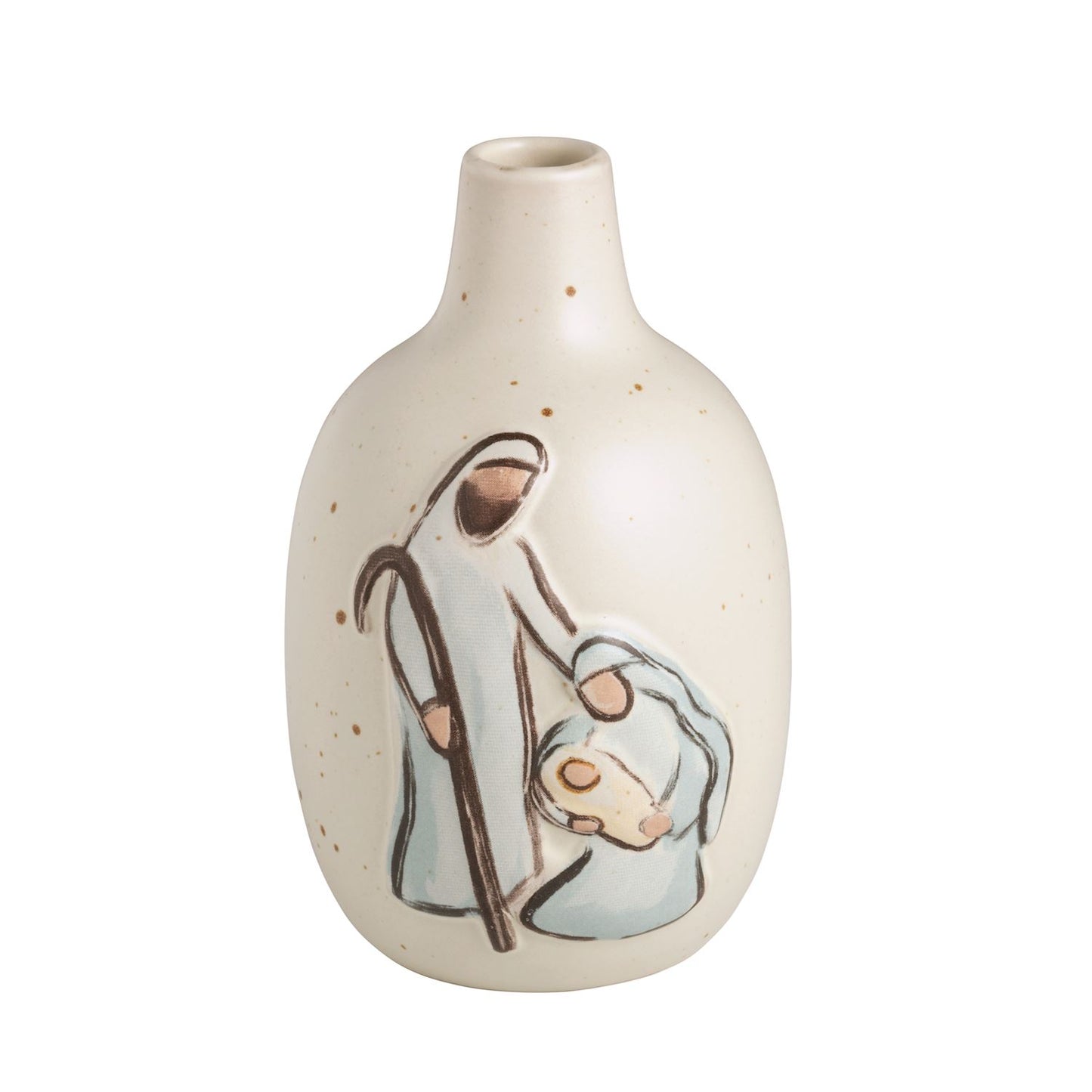 MUD PIE HOLY FAMILY BUD VASE