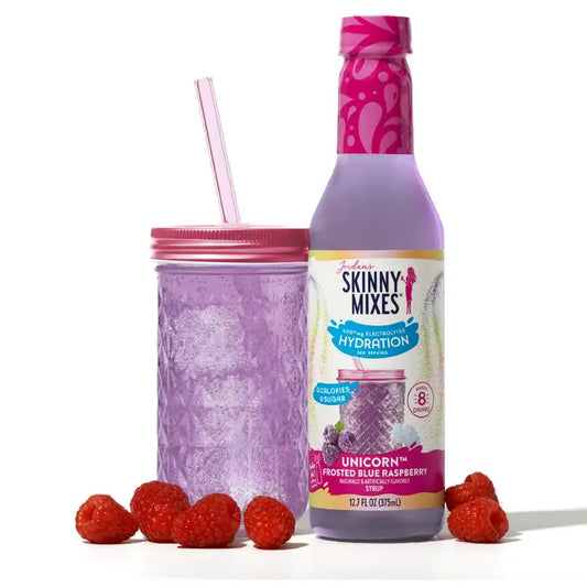 Jordan's Skinny Mixes Sugar Free Unicorn Hydration Syrup with Electrolytes 375 Ml