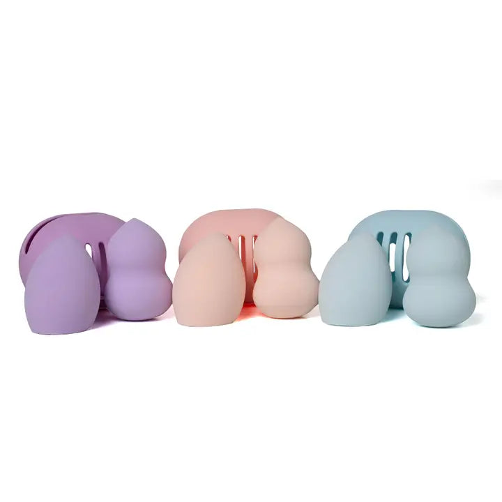 Lemon Lavender On A Blender Makeup Sponges and Case