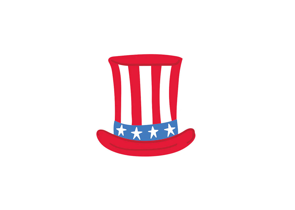 HAPPY EVERYTHING UNCLE SAM HAT MINI ATTACHMENT