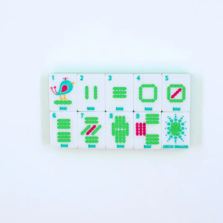 My Fair Mahjong Crystal Confetti Lemon-Lime | Mahjong with A Sprinkle of Color and Joy