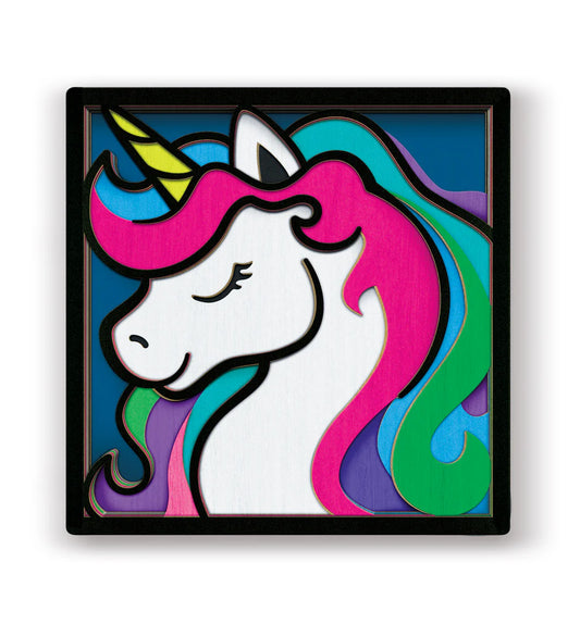 SPLAT PLANET WOODEN UNICORN ART CRAFT KIT