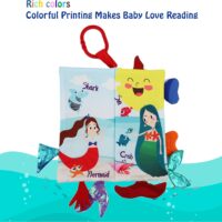 Bebe Mondo Tails Cloth Book Mermaid with Teether