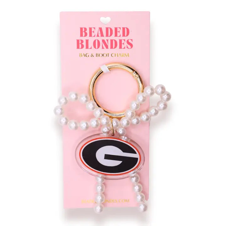Beaded Blondes Georgia Bag & Boot Charm