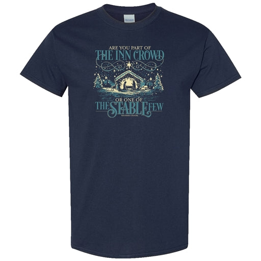 SC Soft Are You Part Of The Inn Crowd Front Print - Navy