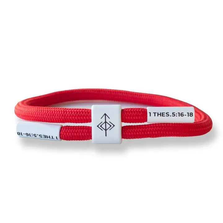 THE PRAYER I SHARE Live in Gratitude Christian Cord Bracelet