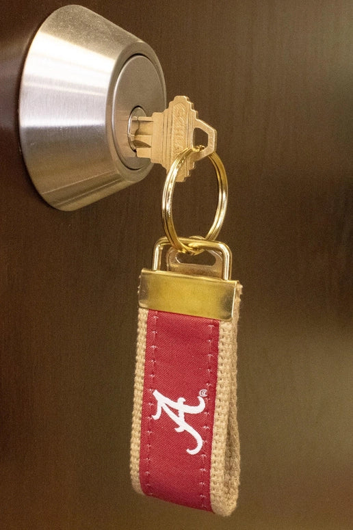 Zep-Pro Alabama Crimson Tide Collegiate Woven Ribbon Key Chain