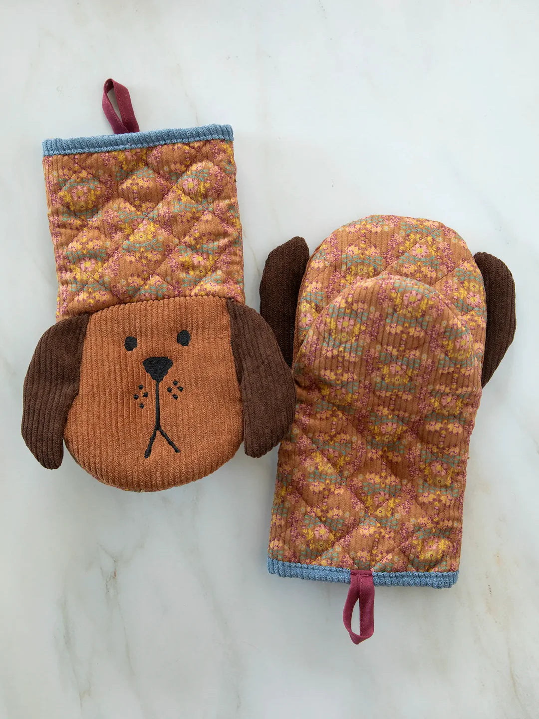 Natural Life Midi Oven Mitt-Dog