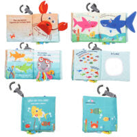 Bebe Mondo Baby Shark and Fish Soft Activity Crinkle Books