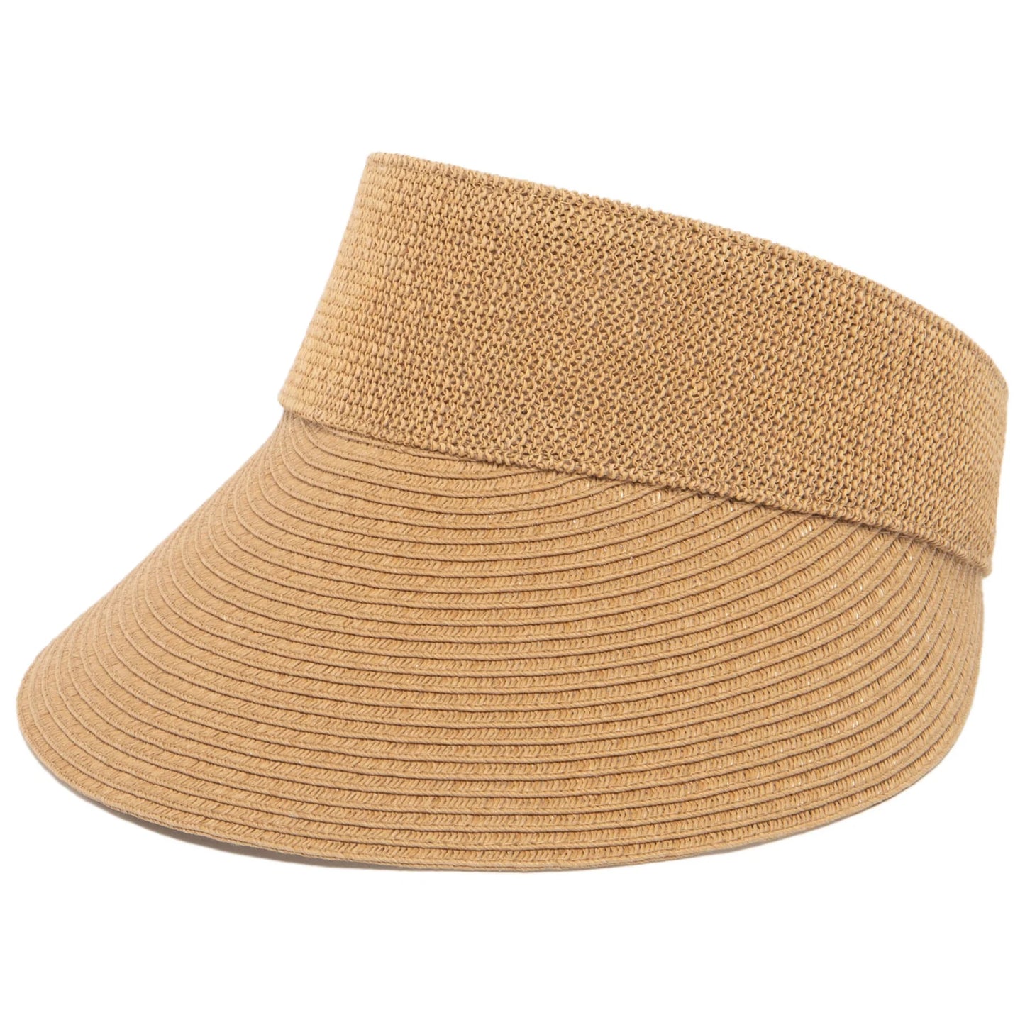 San Diego Hat Monte - Visor with Crochet Crown Panel