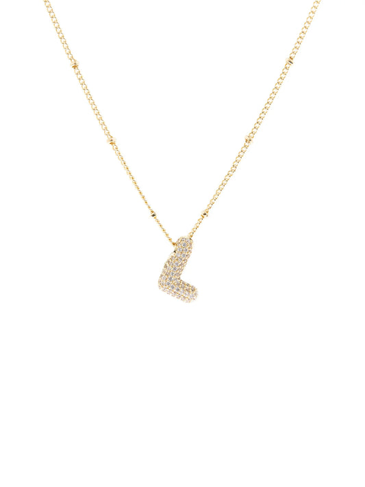 Michelle McDowell Chloe Luxe Initial Necklace-L