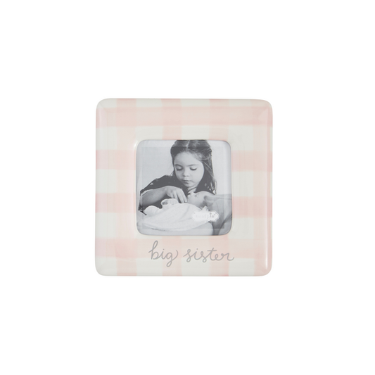 MUD PIE GINGHAM BIG SIS FRAME