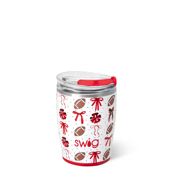 Swig Life We've Got Spirit Black + Red Tumbler 12oz