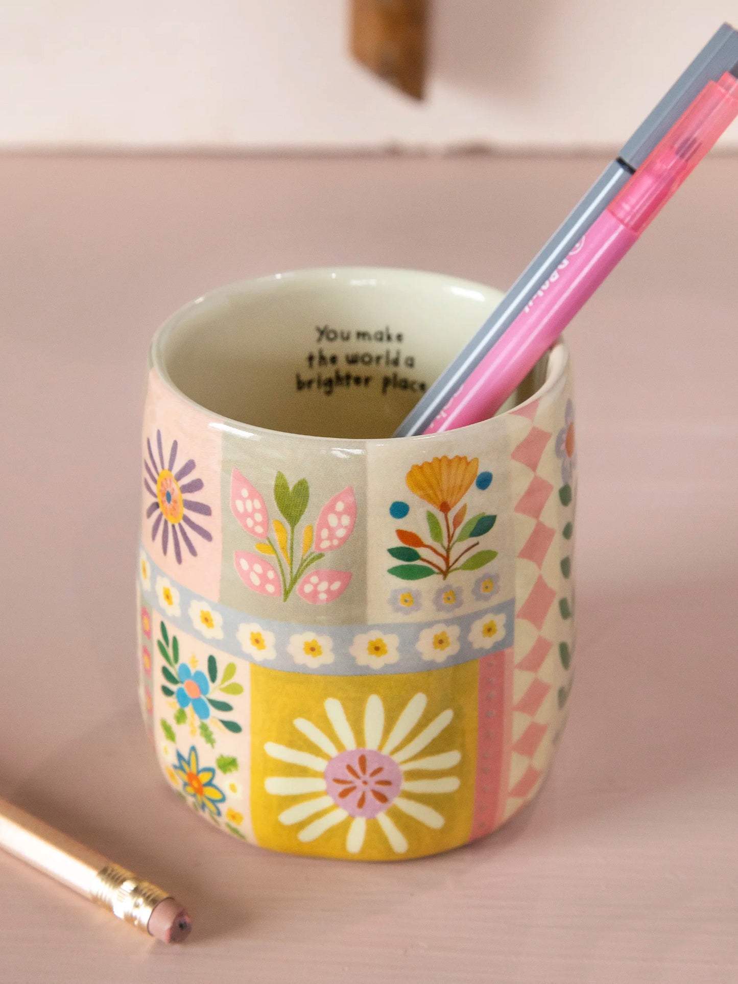 Natural Life Secret Message Mug Candle-Brighter Place